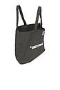 view 5 of 6 Jitney Quote Tote Bag in Black & White