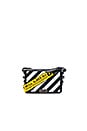 view 1 of 6 Diagonal Mini Flap Bag in Black & White