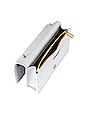 view 5 of 6 Jitney 0.5 Shoulder Quote Bag in White Multi