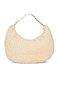 view 2 of 6 Paperclip Hobo Shearling 36 Bag in Beige