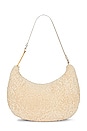 view 5 of 6 Paperclip Hobo Shearling 36 Bag in Beige