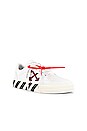 view 2 of 6 Canvas Arrow Low Vulcanized Sneaker in White Violet