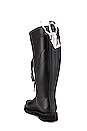 view 3 of 5 For Riding Wellington Boot in Black & White