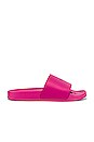 view 2 of 5 Pool Slide in Fuchsia & Black