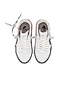 view 4 of 7 SNEAKERS LOW VULCANIZED in White & Black