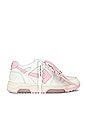 view 1 of 6 SNEAKERS OUT OF OFFICE in White & Pink
