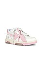 view 2 of 6 SNEAKERS OUT OF OFFICE in White & Pink