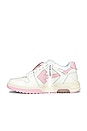 view 5 of 6 SNEAKERS OUT OF OFFICE in White & Pink