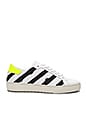 view 1 of 6 Spray Diagonal Sneakers in White & Black