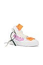 view 2 of 6 3.0 Off Court Sneaker in White & Fuchsia