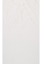 view 8 of 9 Jardin Beaded Line Drawing Floral Veil in Off White