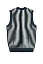 view 2 of 5 Vertical Stripe Sweater Vest in Blue Wing Teal