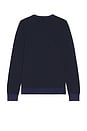 view 2 of 4 Jacquard Tonal Sweater in Medieval Blue