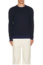 view 4 of 4 Jacquard Tonal Sweater in Medieval Blue