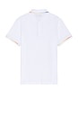 view 2 of 4 Space Dye Tip Mesh Polo in Bright White