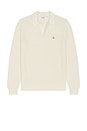 view 1 of 5 Zig Zag Sitch Long Sleeve Polo in Birch