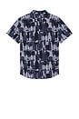view 2 of 5 Chambray All Over Print Shirt in Dark Sapphire