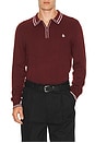 view 1 of 5 Long Sleeve Polo in Cabernet Heather