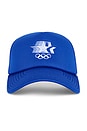 view 1 of 3 Los Angeles 84 Stars And Rings Foam Trucker Hat in Blue & White
