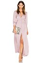view 1 of 4 VESTIDO MAXI TEA in Mink