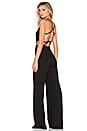 view 1 of 4 C'est La Vie Open Back Jumpsuit in Black