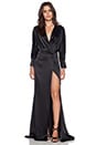 view 1 of 4 ROBE MAXI in Black