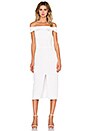 view 1 of 3 ROBE MI-LONGUE OFF THE SHOULDER in White
