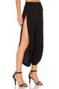 view 1 of 4 High Slit Culotte Pant in Black