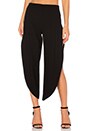 view 2 of 4 High Slit Culotte Pant in Black