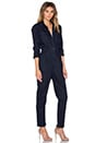 view 2 of 4 Denim Jumpsuit in Dark Blue Used