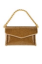 view 1 of 5 Nico Crystal Clutch in Gold