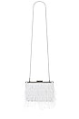 view 1 of 4 POCHETTE PLUMES ESTELLE in White