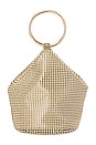 view 1 of 6 Bianca Ball Mesh Handle Bag in Gold
