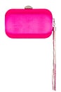 view 1 of 5 Ali Crystal Tassel Clutch in Fuchsia