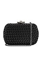 view 2 of 5 Evelyn Woven Clutch in Black