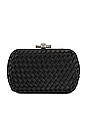 view 3 of 5 Evelyn Woven Clutch in Black