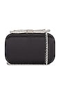 view 1 of 5 Ada Crystal Bow Clutch in Black
