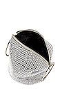 view 4 of 4 Ellie Crystal Mesh Ring Handle Bag in Silver