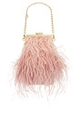 view 1 of 5 Sara Feather Frame Bag in Blush