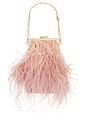 view 2 of 5 Sara Feather Frame Bag in Blush