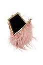 view 4 of 5 Sara Feather Frame Bag in Blush