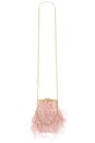 view 5 of 5 Sara Feather Frame Bag in Blush