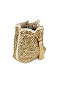 view 4 of 5 Santorini Hotfix Pouch in Gold