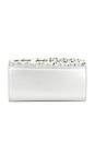 view 2 of 5 Renata Crystal Encrusted Clutch in Silver