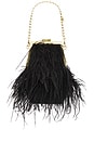 view 2 of 5 Sara Feather Frame Bag in Black