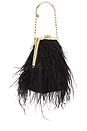 view 3 of 5 Sara Feather Frame Bag in Black