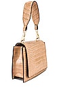 view 4 of 6 Molli Croc Embossed Top Handle Bag in Natural