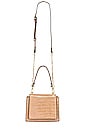 view 6 of 6 Molli Croc Embossed Top Handle Bag in Natural