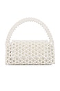 view 1 of 4 Amrita Bead Top Handle Bag in Pearl