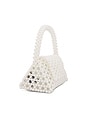 view 3 of 4 Amrita Bead Top Handle Bag in Pearl